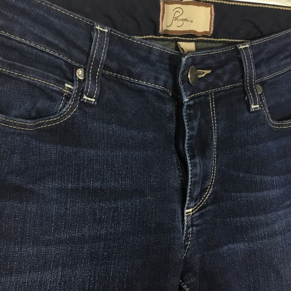 Paige Peg Straight Stretch Low Rise Jeans 27×31 - Picture 4 of 4